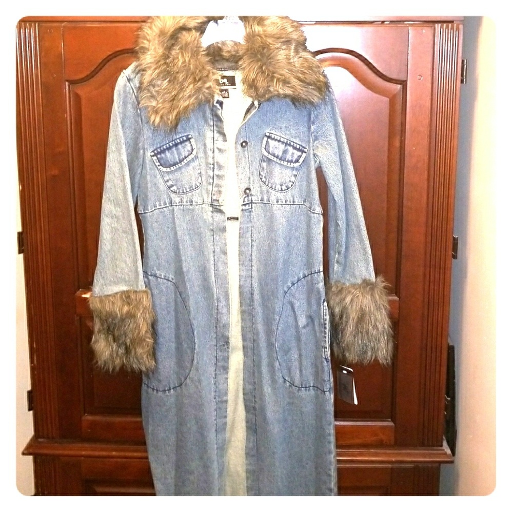 COPY - Jean Long  faux Fur coat